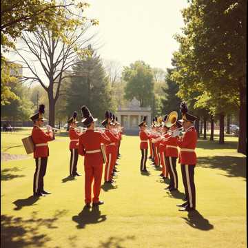 A Beautiful Day for Marching Band